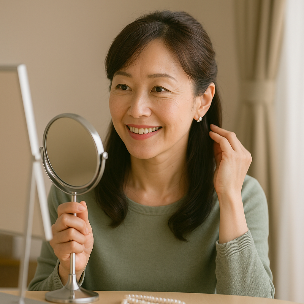 同窓会に向けて歯の治療